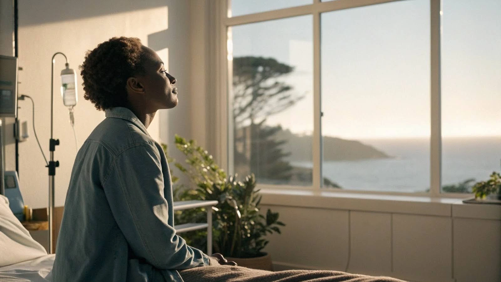 Persoon zit rustig bij raam als beeld voor traumaverwerking met EMDR therapie