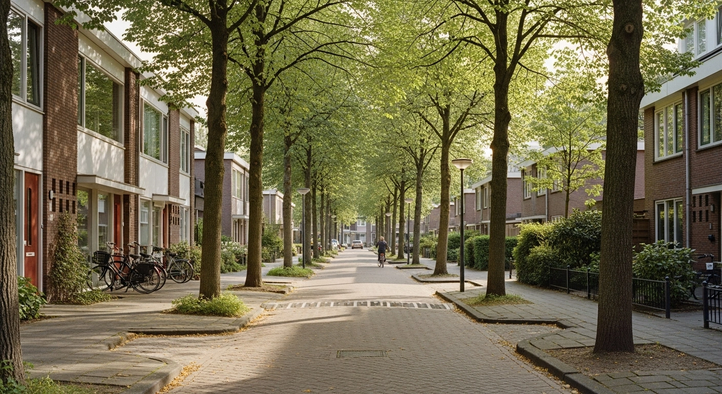 Woonstraat in Diemen als omgeving voor EMDR therapie in Amsterdam